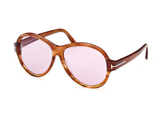 Tom Ford FT1033 45Y Shiny Light Brown/Violet Photochromic