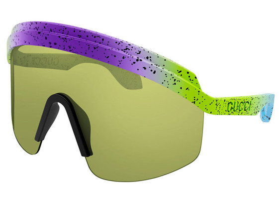 Gucci GG1477S 001 Violet Shaded Green/Light Green