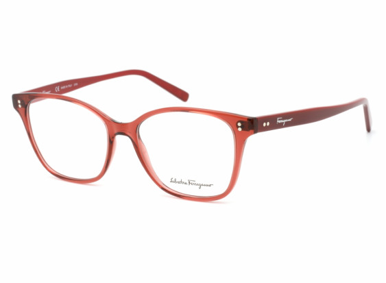 Salvatore Ferragamo SF2912 611 Transparent Cherry 52mm