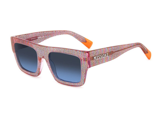 Missoni MIS 0129/S 0QQ7 08 Pink Multicolot/Dark Blue Mirror