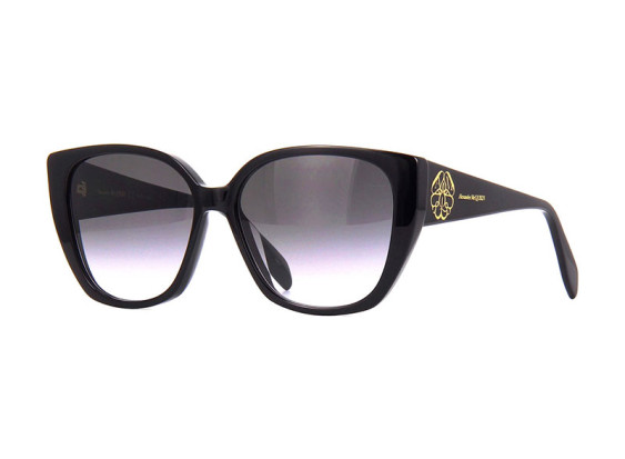 Alexander McQueen AM0284S 002 Black/Grey Gradient