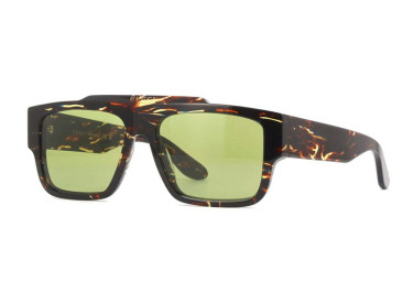 Gucci GG1460S 002 Striped Brown Havana/Green