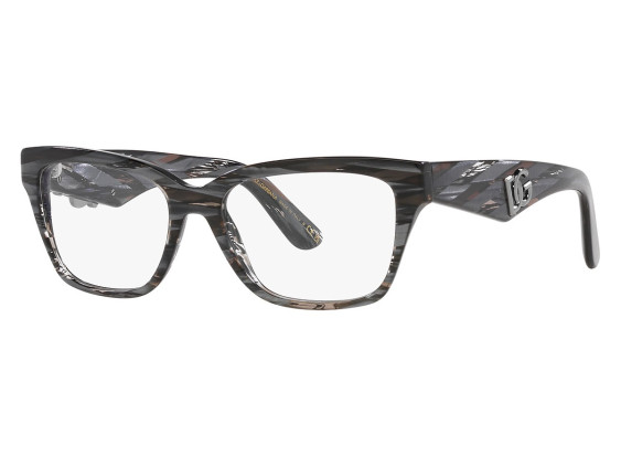 Dolce & Gabbana DG3370 3187 Striped Black 54mm