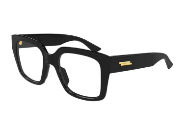 Bottega Veneta BV1409O 001 Shiny Black 51mm