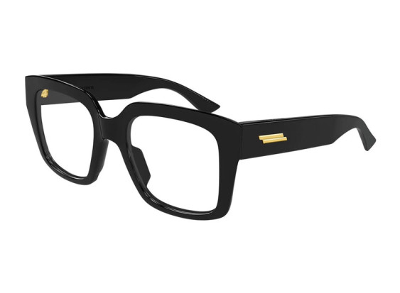 Bottega Veneta BV1409O 001 Shiny Black 51mm