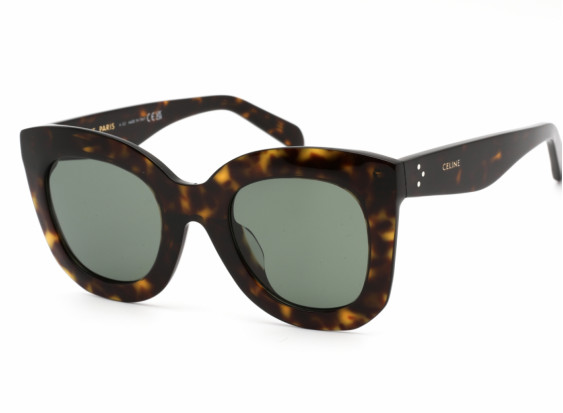 Celine CL4005FN 52N Dark Havana / Green
