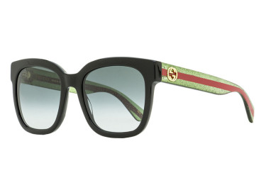 Gucci GG0034SN 002 Black/Green/Grey Gradient