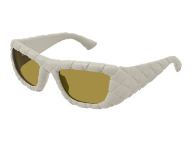 Bottega Veneta BV1303S 006 Chalk White/Brown