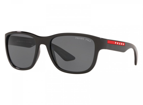 Prada PS01US 1AB5Z1 Black/Polarized Grey 55mm