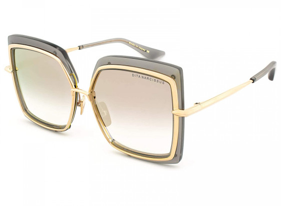 Dita NARCISSUS DTS-503-58-03 Satin Crystal Grey/Dark Grey