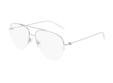 Montblanc MB0077O 003 Silver 57mm