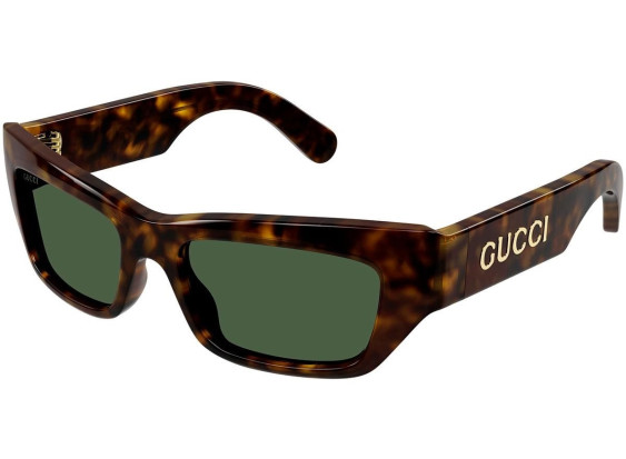 Gucci GG1296S 004 Dark Havana/Bottle Green