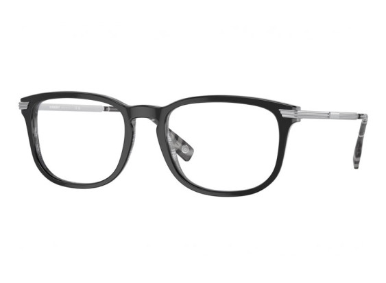 Burberry BE2369 3829 Top Black On Charcoal Check 56mm