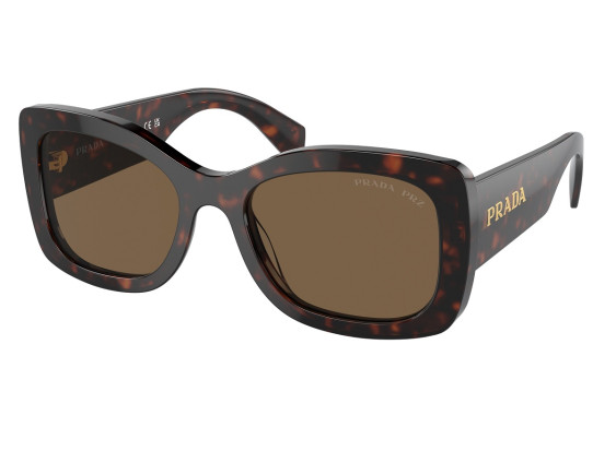 Prada PRA08S 16N5Y1 Briar Tortoise/Dark Brown