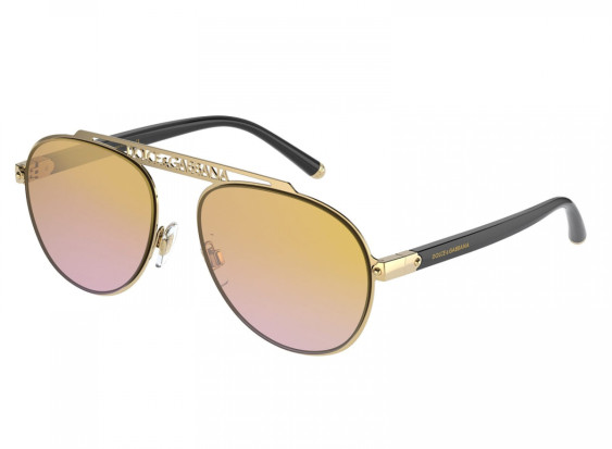 Dolce & Gabbana DG2235 02/A7 Gold/Black/Gold 57mm