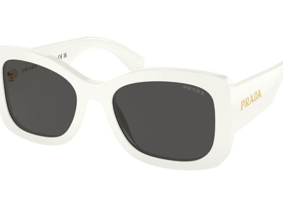 Prada PRA08S 1425S0 Talc/Dark Grey