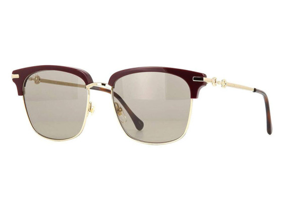 Gucci GG0918S 003 Gold/Burgundy/Green