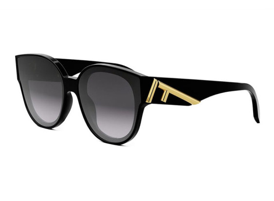 Fendi FE40111I 01B Shiny Black/Smoke Gradient