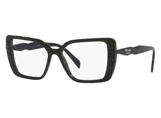 Prada PR03ZV 19D1O1 Black/Yellow Marble 55mm