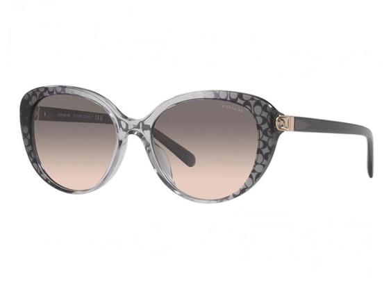 Coach HC8348U 57103B Grey Gradient/Grey Pink Gradient