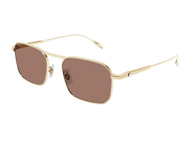 Montblanc MB0218S 002 Gold/Brown