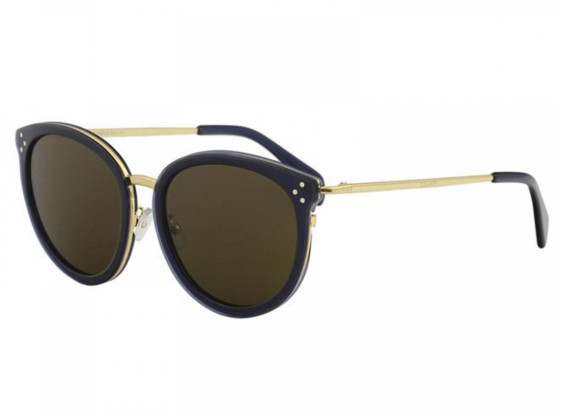 Celine CL40033F 88E Blue/Gold/Smoke