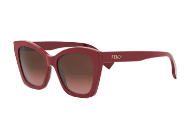 Fendi FE40151I 66F Shiny Red/Brown Gradient
