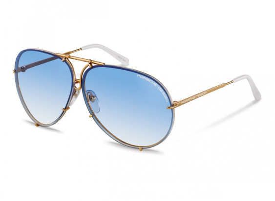 Porsche Design P8478 W Gold/Blue 63mm
