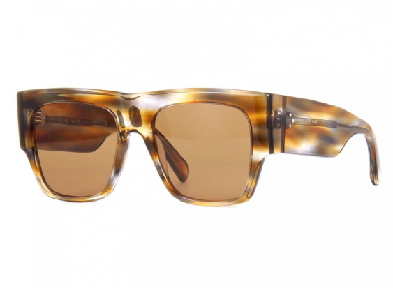 Celine CL4056IN 55E Striped Blue/Brown Havana/Brown
