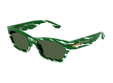 Bottega Veneta BV1143S 004 Green/White/Green
