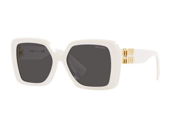 Miu Miu MU10YS 1425S0 White/Dark Grey