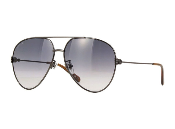 Gucci GG1280S 002 Dark Ruthenium/Grey Gradient