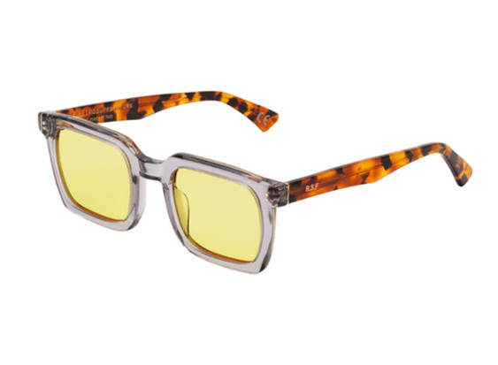 RETROSUPERFUTURE SECOLO SERIOSO BZO Transparent Grey/Spotted Havana/Yellow