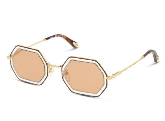 Chloe CE146S 253 Gold Havana/Brown Mirror