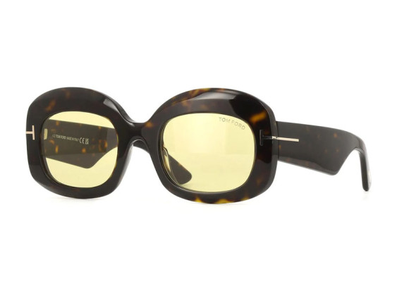 Tom Ford FT1219 52E Dark Havana/Brown