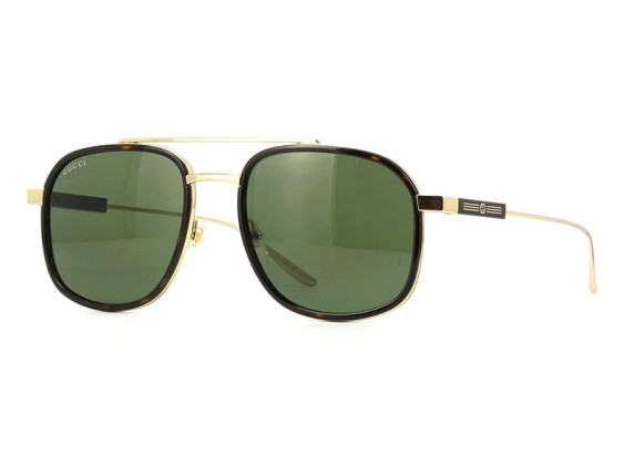 Gucci GG1310S 002 Gold/Havana/Dark Green