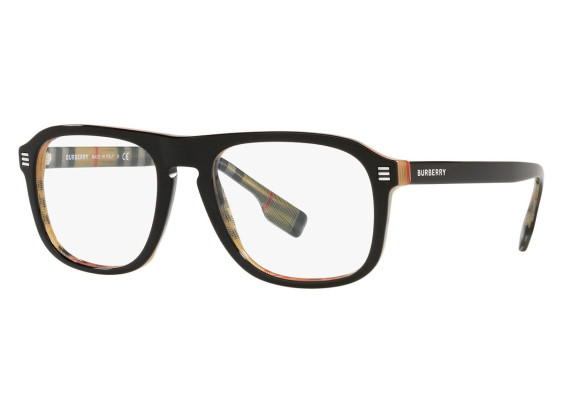 Burberry BE2350 3838 Top Black on Vintage Check 56mm