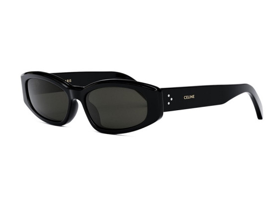 Celine CL40252I 01A Shiny Black/Smoke