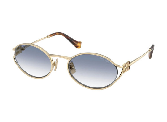 Miu Miu MU52YS ZVN80O Gold/Blue Gradient