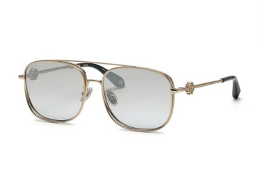 Roberto Cavalli SRC059M 8FFX Shiny Grey Gold/Grey Gradient