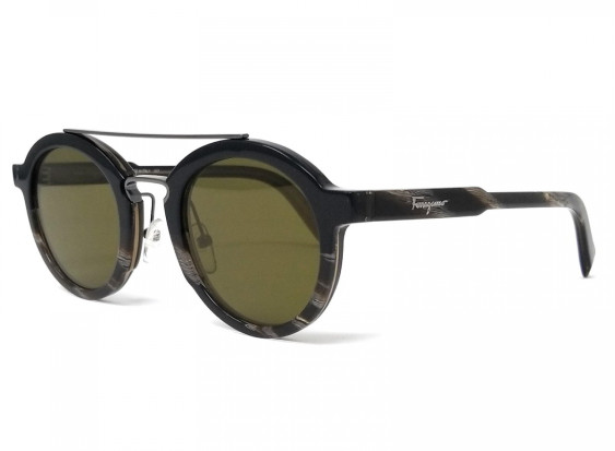 Salvatore Ferragamo SF845S 004 Black/Green