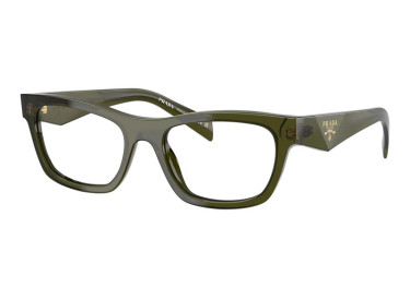 Prada PRB01V 19Z1O1 Transparent Bottle Green 54mm