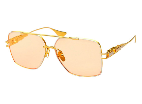 Dita GRAND-EMPERIK-DTS159-A-04 Matte White/Yellow Gold/Apricot Solid