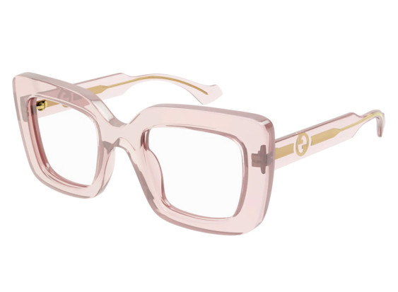 Gucci GG1554O 003 Transparent Nude Orange 49mm