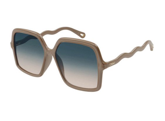 Chloe CH0086SA 003 Shiny Nude/Green Gradient