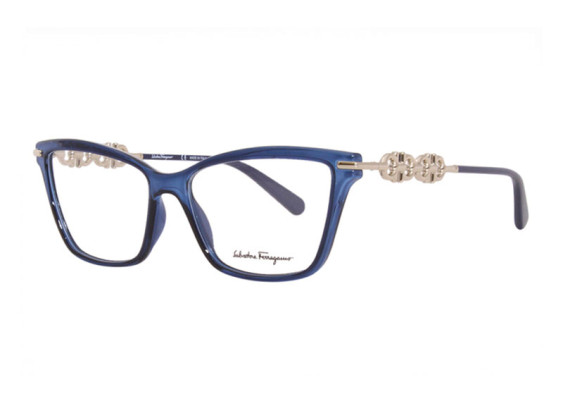 Salvatore Ferragamo SF2921 432 Transparent Blue 55mm