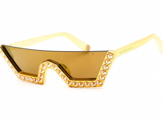 Philipp Plein SPP031S GLDG Shiny Gold/Brown Mirror Bronze