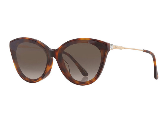 Jimmy Choo VIC/F/SK 0086 HA Havana/Gold/Brown Gradient