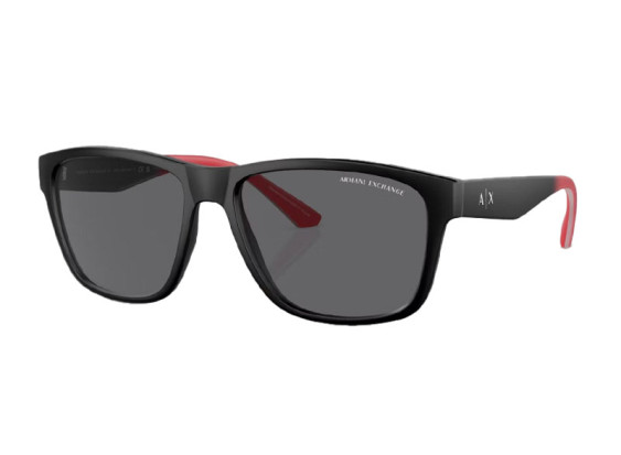 Armani Exchange AX4135S 807881 Matte Black/Grey Polarized