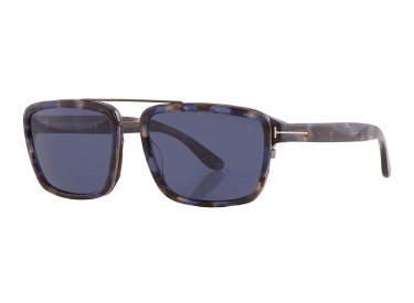 Tom Ford FT0780 55V Colored Havana/Blue